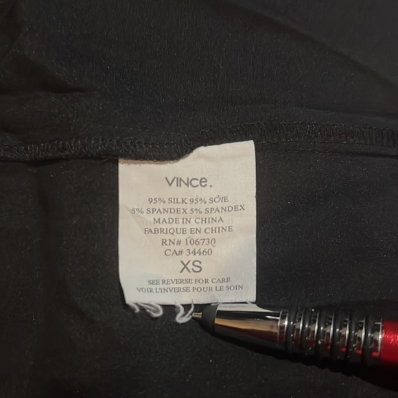 Vince Black Silk Blouse - Picture 13 of 14
